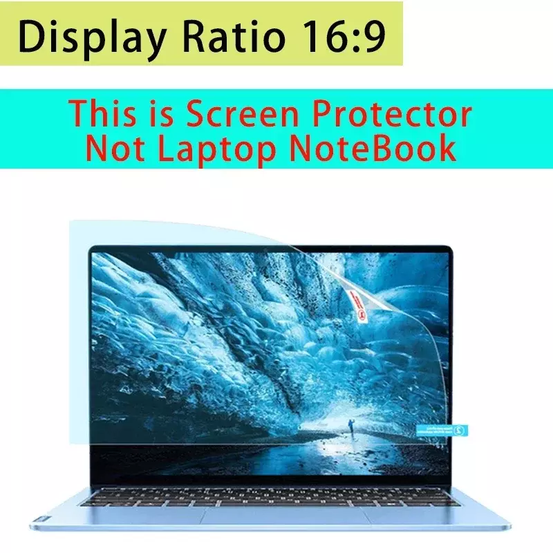Matte e luz azul Notebook protetor de tela, Soft Clear Film, Samsung, Lenovo, Dell Laptop, Display Ratio 16:9, 14,1, 15,6"