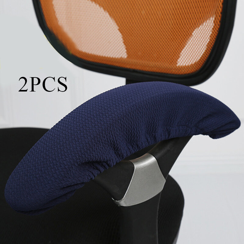 1 para krzesło pokrywa podłokietnika narzuty krzesło biurowe do komputera pokrowce na ramię pyłoszczelna rozciągliwa komputer narzuty poduszka Protecto