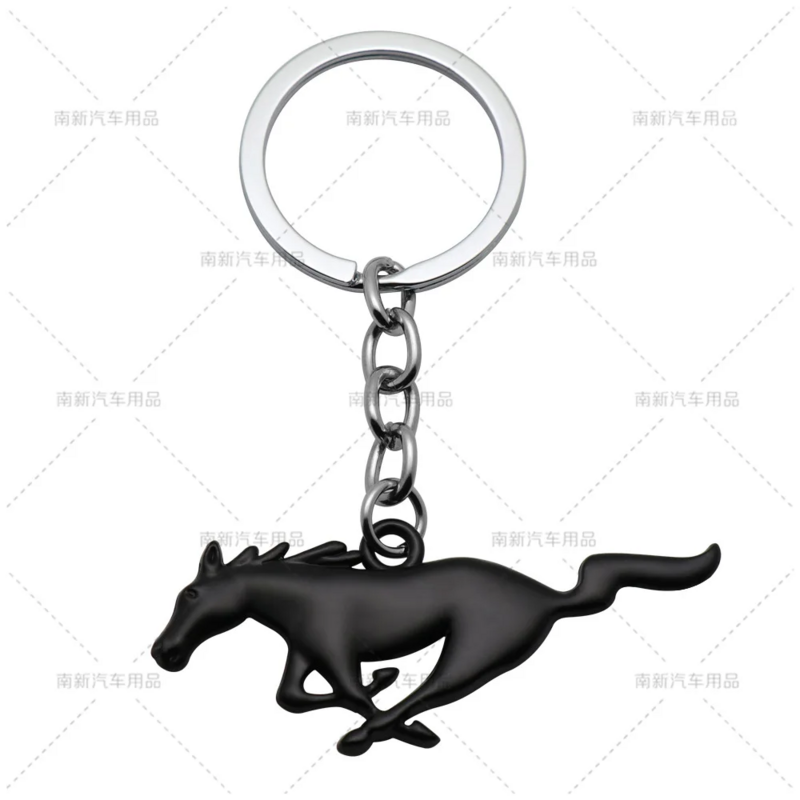 Untuk ford mustang gantungan kunci logam gantungan kunci mobil untuk Mustang lambang untuk ford focus 2 3 fiesta ranger Aksesori gantungan kunci