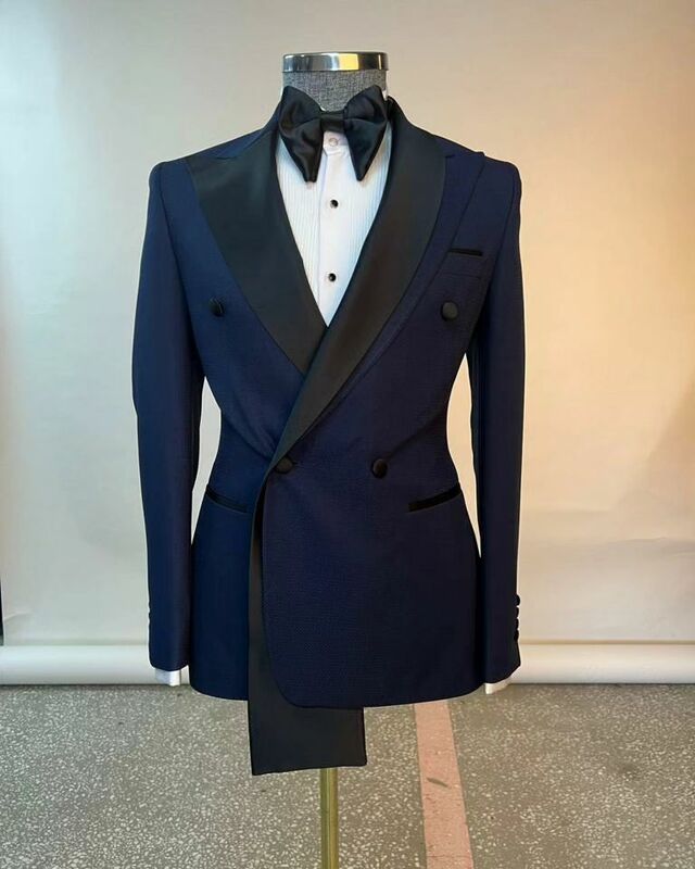 Traje de boda clásico para hombre, chaqueta ajustada con solapa de pico, esmoquin colorido, Blazer para fiesta de graduación y noche, solo hecha a medida