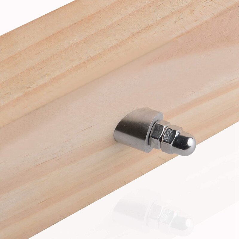 Arruela chanfrada para Deck Cable Railing Kit, aço inoxidável, madeira, Metal, A, T316, 1/4 ", ângulo de 30 graus, 1/8" a 3/16 ", 30Pcs