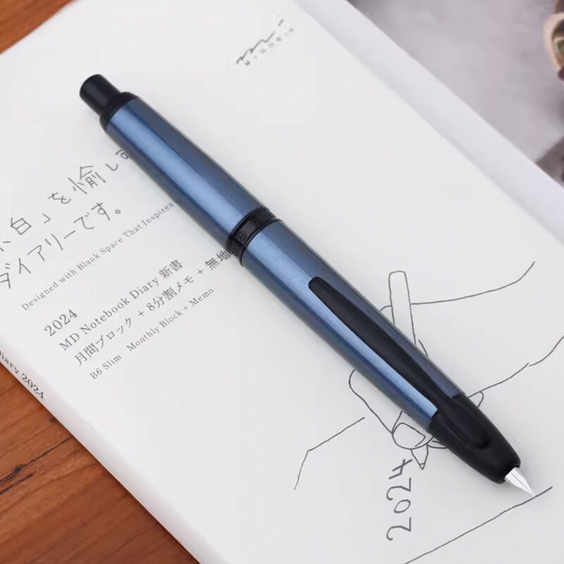 Ручка перьевая Majohn A1 с чернильным наконечником 2024 мм и золотым зажимом, 0,5