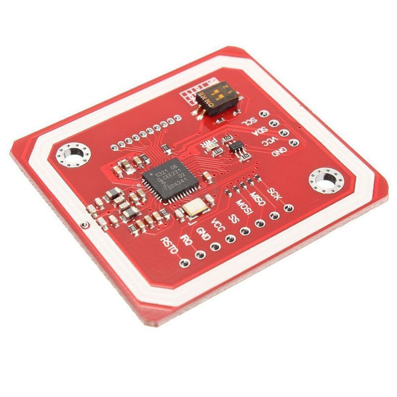 PN532 NFC NXP modul RFID V3 Kit, Kit modul pembaca Komunikasi bidang dekat I2C SPI HSU dengan S50 putih kartu kunci