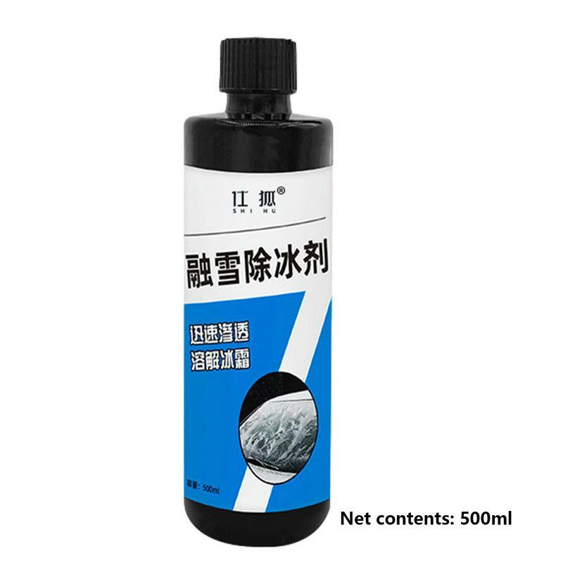Deicer Spray Ice Melting Spray 500ml Defrosting Windshield De Icer Window Anti Frost Spray Ice Remover Efficient For Rearview