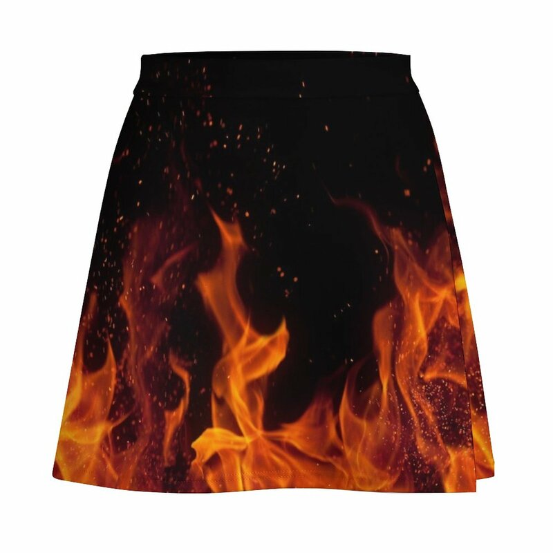 Mini jupe Flames pour femmes, tenue de festival, style, vêtements pour femmes, 2023