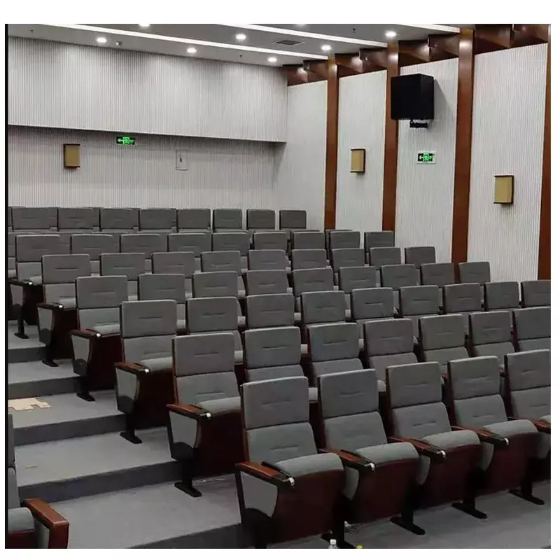 2024 Standard movie armrests meeting lecture room chair conference lecture hall seat