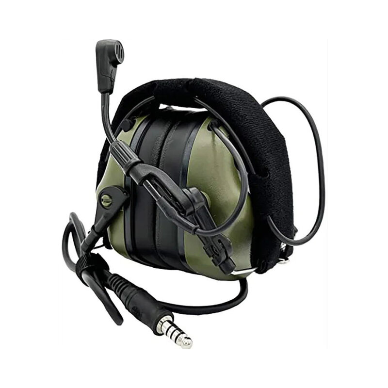 EARMOR-M32 MOD4 Headset tático, Jade e Scheeder Ohrenssilder, Sound Verstswap, Nato TP120 Jack