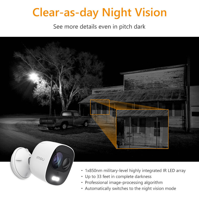 Imou Looc Wifi Ip Camera 1080P Ip65 Waterdichte Camera Draadloze Huisbeveiligingscamera 'S Bewakingscamera