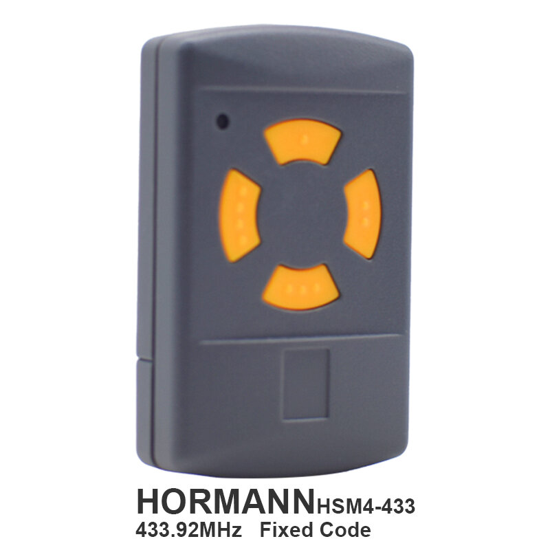 Self-สำเนา HSM2 HSM4 433 Mhz Hormann Remote Control ปุ่มสีส้ม Controller 433.92Mhz ประตูโรงรถเปิดใหม่ล่าสุด