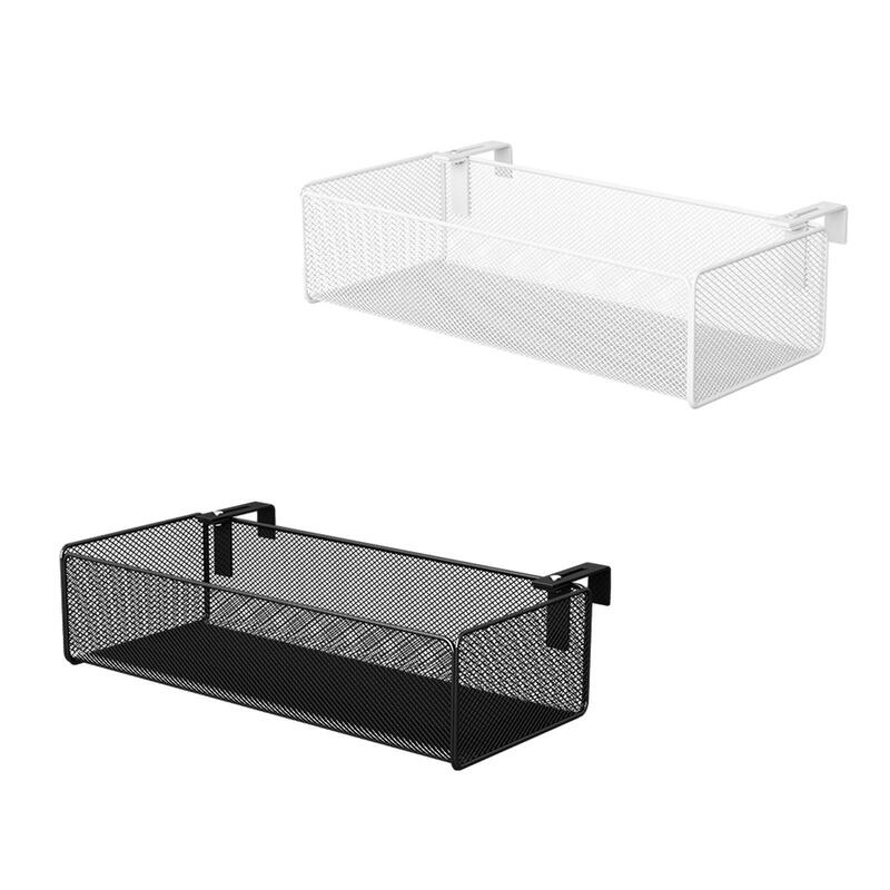 Schreibtisch teiler hängen Aufbewahrung skorb platzsparendes Zubehör mit verstellbaren Haken für Bett gitter multifunktion ales Rechteck