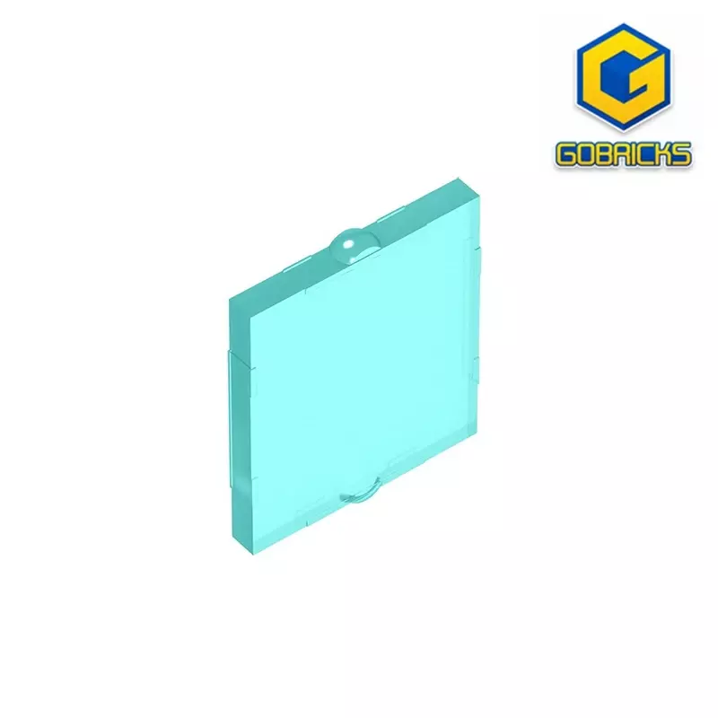 Gobricks GDS-791 GLASS FOR FRAME 1X2X2 - 1x2x2 Glass compatible with lego 60601 86209 DIY Educational Building Blocks Tech