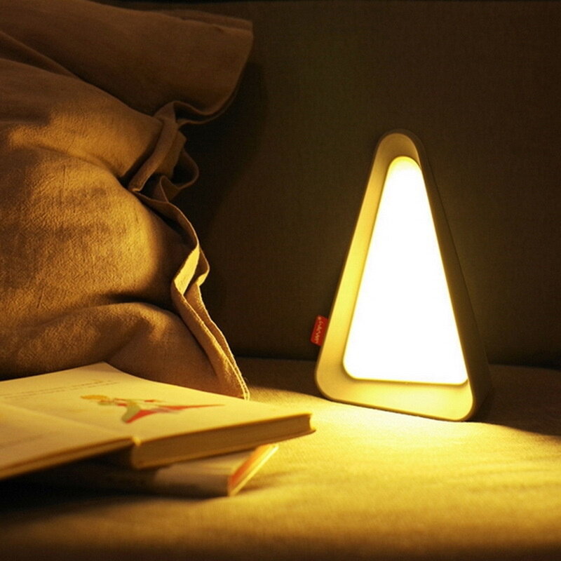 Sensor de inversión portátil recargable por Usb, Led regulable luz nocturna, lámpara de lectura para mesita de noche, dormitorio, habitación de invitados y oficina