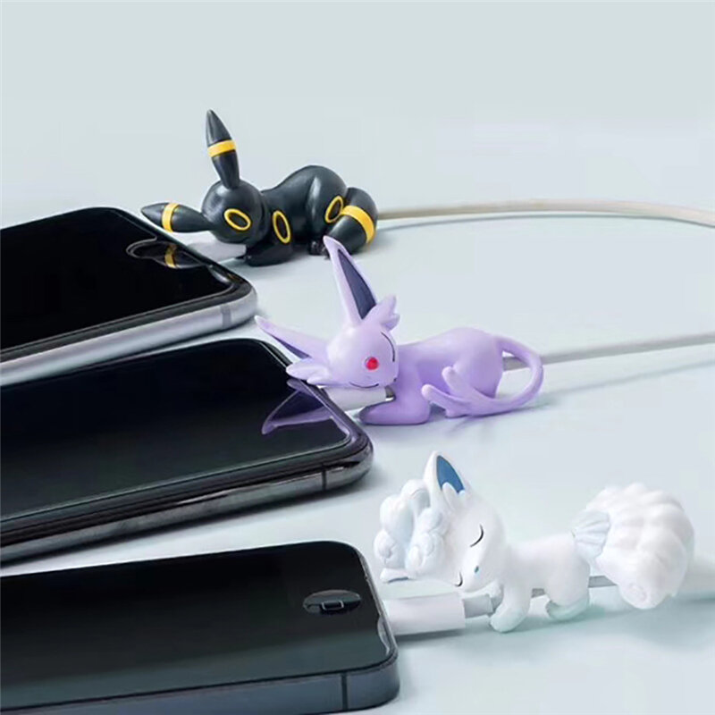 Pokemon Data Cable pokrowiec ochronny Cartoon rysunek Pikachu Protect Cases na akcesoria do telefonu Anti-breaking Rope Birthday Gift