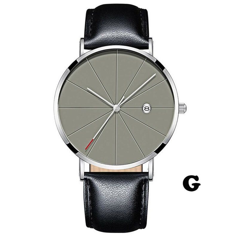 2023 Mode minimalist ische Uhren wasserdichte runde Armbanduhr Leder armband einfache lässige Armbanduhren Business Zifferblatt Uhr ساعÃ¼b