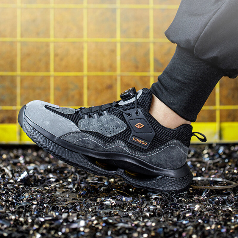 Obuwie ochronne typu Waliantile Qualtiy Sneakers dla mężczyzn buty do pracy konstrukcyjne odporne na przebicie obuwie ochronne przemysłu anty-smash