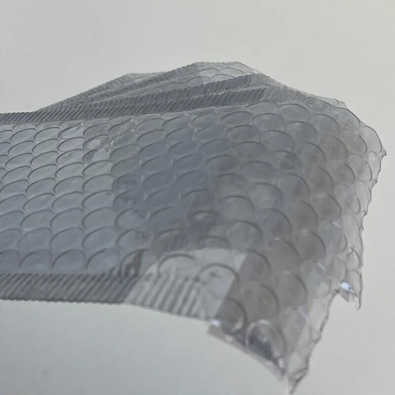 Bolsa de regalo pequeña de plástico translúcido, sobre de burbujas, embalaje a prueba de golpes, bolsas de envío, correo de burbujas autoadhesivo, 10 piezas, 11x15cm