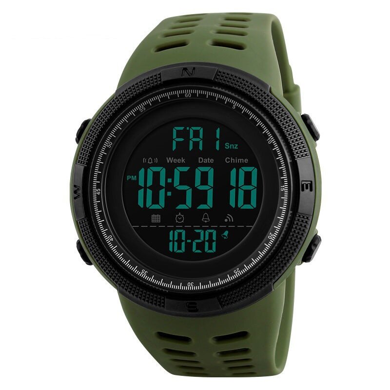 YIKAZE Y01 Men's Digital Watches Multifunction Military Sports Wristwatch Waterproof Luminous Student Electronic Watch for man