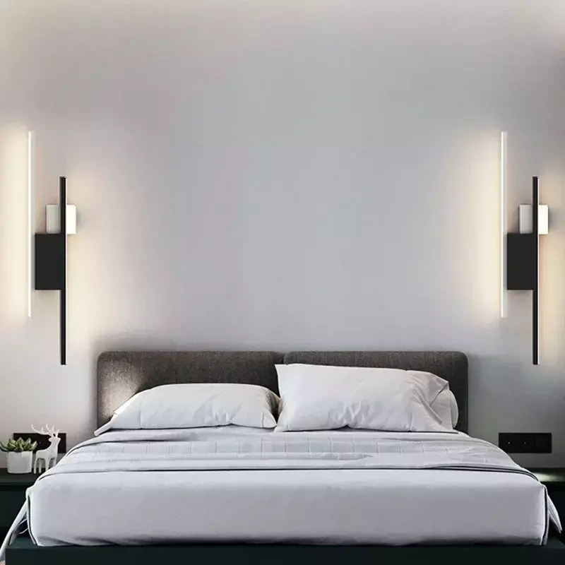 Современная искусственная настенная лампа для гостиной, кабинета, спальни, прикроватной тумбочки, коридора, лестницы, настенная лампа, домашний декор, комнатное бра, светильник