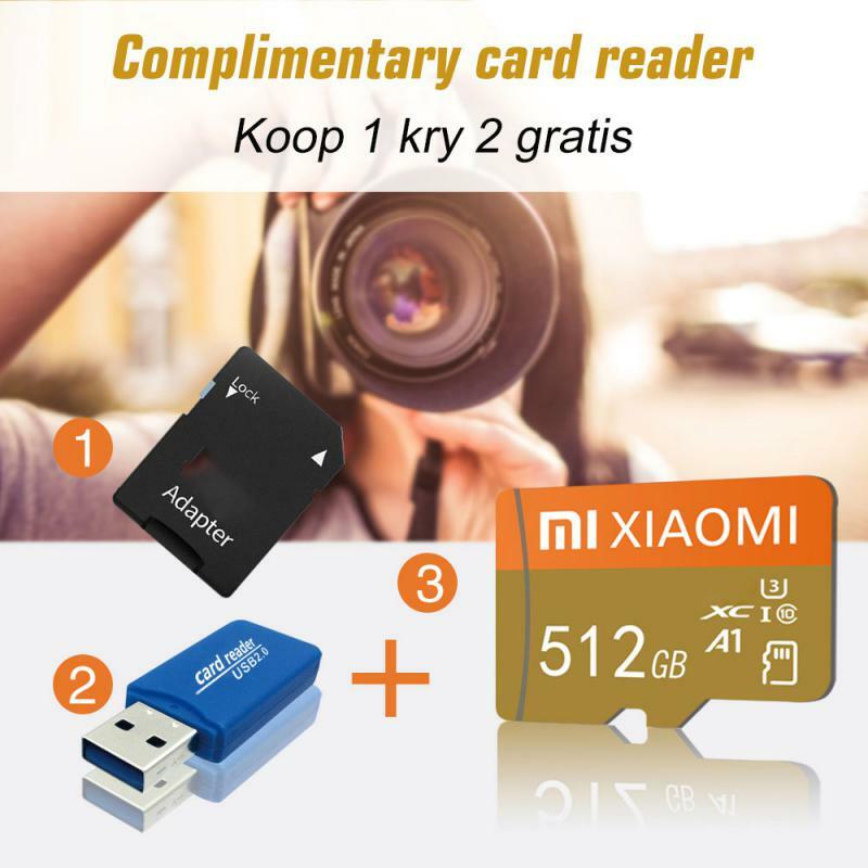 샤오미 고속 마이크로 TF SD 카드, TF 플래시 메모리 카드, 운전 녹음기, 512GB, 256GB, 128GB, 64GB, 32GB