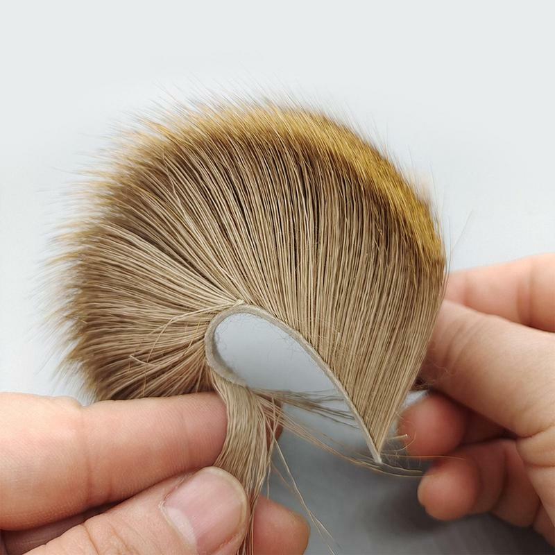 Deer Body Hairs Patch Dry Fly Tying Material Spinner Body & Fly Fishing Tying Materials Natural Roe Deer Hair Patches For DIY