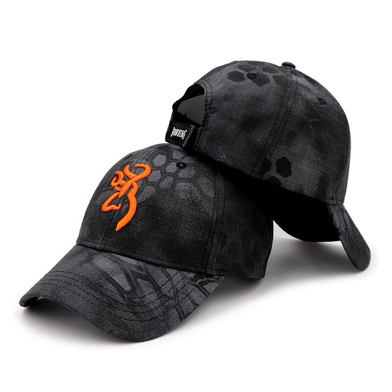 หมวกเบสบอลปักลาย3D สำหรับผู้ชายและผู้หญิงหมวกแก๊ปลายพรางยุทธวิธีกีฬาดวงอาทิตย์หมวกแก๊ปล่าป่า Topi memancing กลางแจ้ง Gorras H016