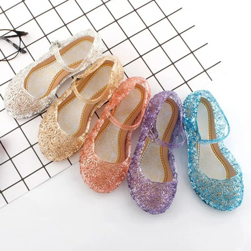 1 Pair Chic Girl Sandals  Exquisite Lightweight Girls Shoes  Delicate Craft Sweet Kids Sandals