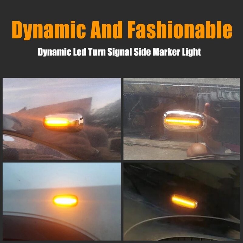 مصباح مؤشر إشارة الانعطاف LED للسيارة ، ضوء علامة جانبية ، أوبل A ، 99-05 ، G 98-09 ، 2