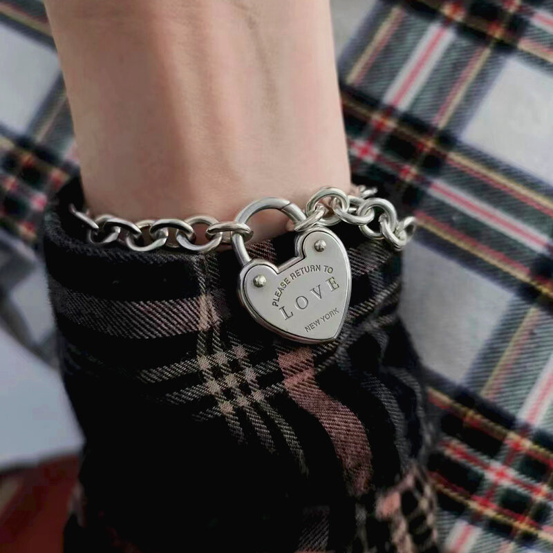 Женское роскошное ювелирное изделие, высококачественный браслет из серебра 100% пробы со стрелкой в форме сердца, с логотипом вечерние, Подарок на годовщину