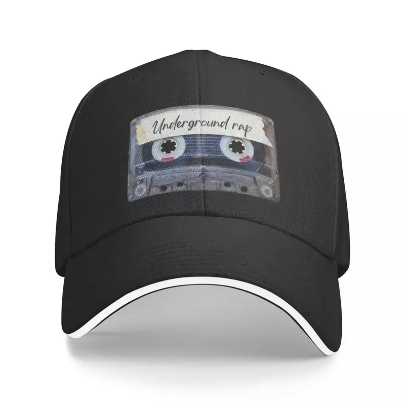 Best of Underground Rap Music Songs Style Cassette Old School berretto da Baseball Fluffy Hat cappello da sole berretto personalizzato uomo Golf Wear donna