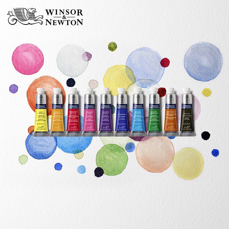 Winsor & Newton Cotman Aquarell Farbset, 10/20 Farben, 5ml Tube Aquarell Malerei Kunst Malerei liefert
