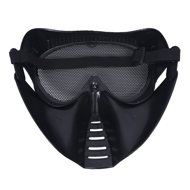 10X Mask Airsoft Protective Mask Paintball Black New