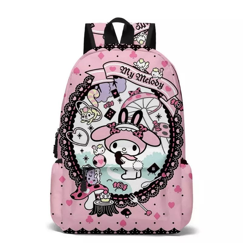Sanrio Новинка, школьный портфель Melody, милый мультяшный легкий и вместительный Детский рюкзак