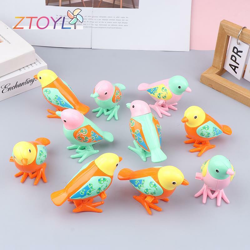 Mainan jam baru mainan anak-anak kartun berliku kreatif melompat burung Magpie kecil Puzzle hewan kecil hadiah bayi