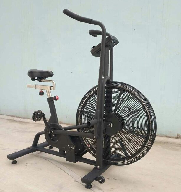 New Commercial Indoor Bike Trainer Gym Fitness Cardio Machine Fan cyclette Airbike Seat Air Bike