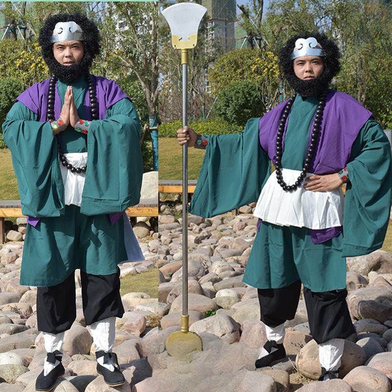 Disfraz de juego "Journey to the West Monk" para adultos, conjunto completo de ropa, accesorios, actuación en escenario