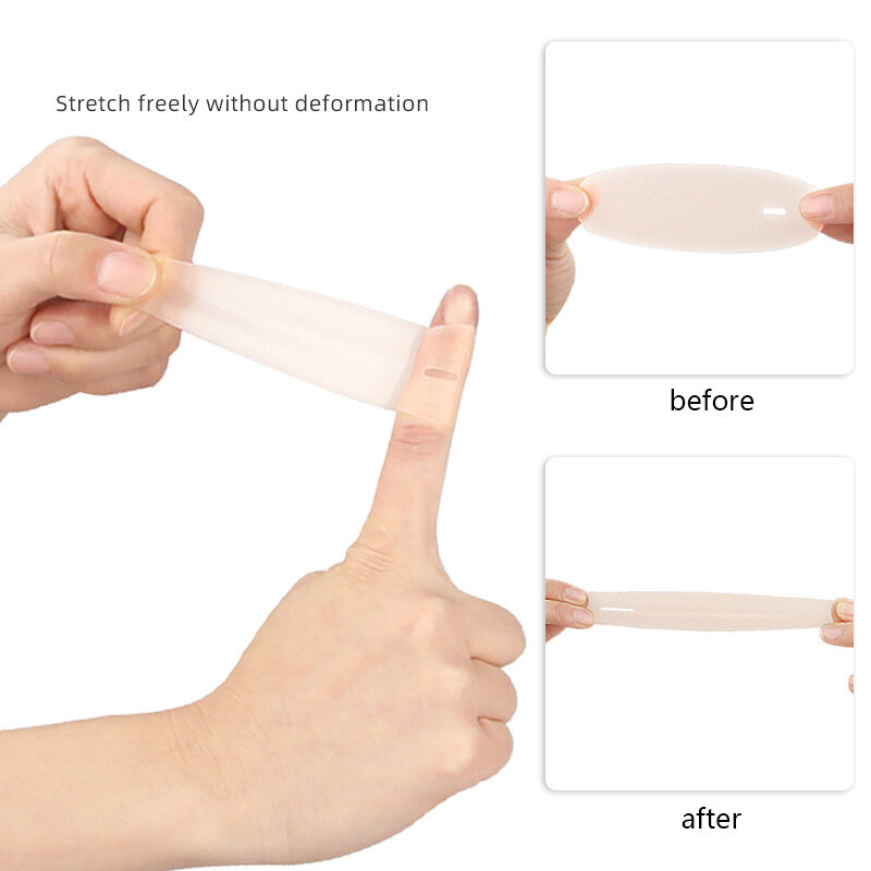 Parche protector de silicona para los dedos, envoltura de compresión impermeable, alivio del dolor, vendaje suave transpirable