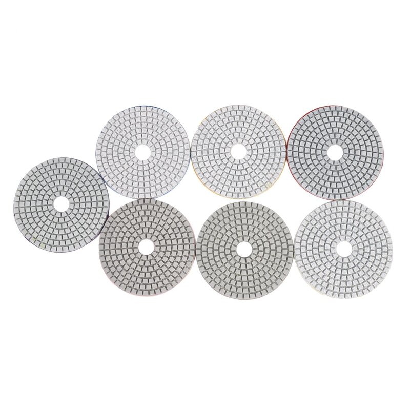 48 Stück Diamant polier pads 4 Zoll Nass-/Trocken set für Granitstein beton marmor