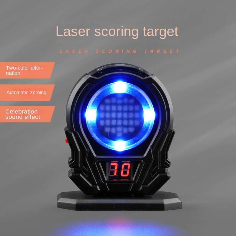 Laser Induction Target New Electric Scoring Practice Target With Sound Indoor Entertainment Toy Military Fan Laser Training