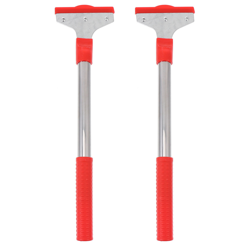 2 Pcs Clothes Shaver Cleaning Blade Floor Tile Scraper Mini Home Reliable Scrapers Furnishing Red Glue Razors