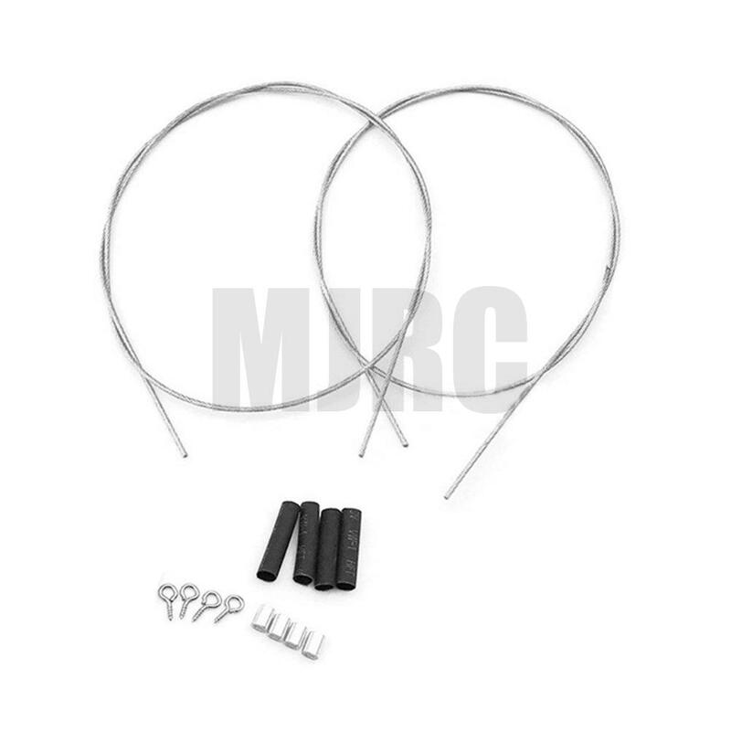 Rc Car Modified Part Steel Rope DIY Modified Accessories for 1/10 Rc Crawler TRX4 SCX10 D90 1/12 MN90