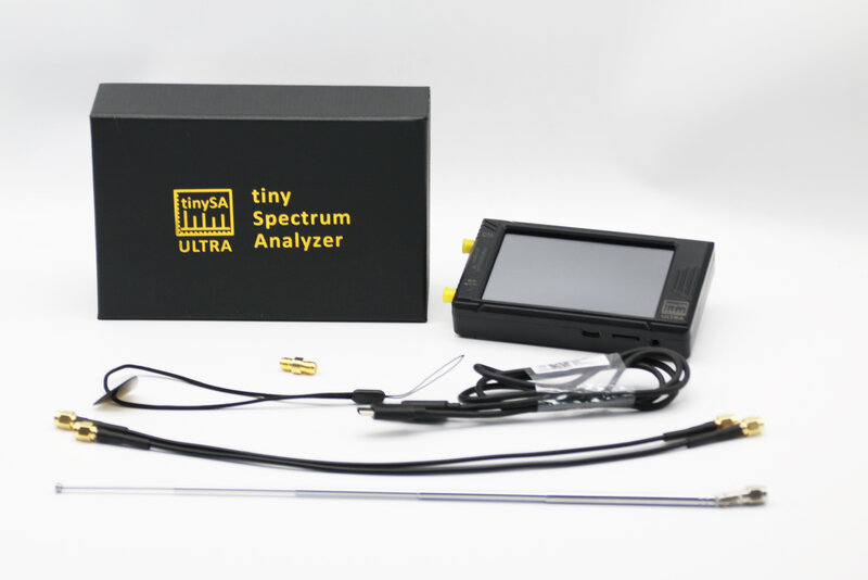 محلل طيف صغير ، أصلي TinySA ، شاشة Ultra 4 بوصة ، شو kHz إلى GHz ، إصدار بطاقة 32 جيجابايت ، شبكة V0.4.5.1 ، شبكة Lan Te داخلية