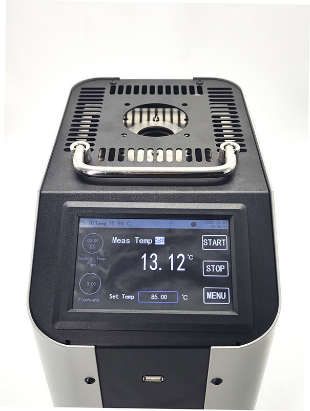 Calibrador de temperatura de bloque seco, pantalla táctil de XinYI382-200, horno de calibración de tipo seco, China
