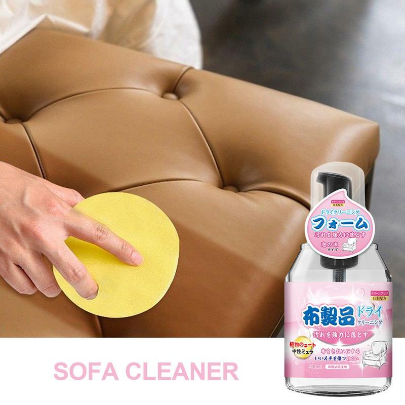 Multifuncional Spray de limpeza a seco para lavanderia, removedor de mancha de roupa, limpador de sofá suave