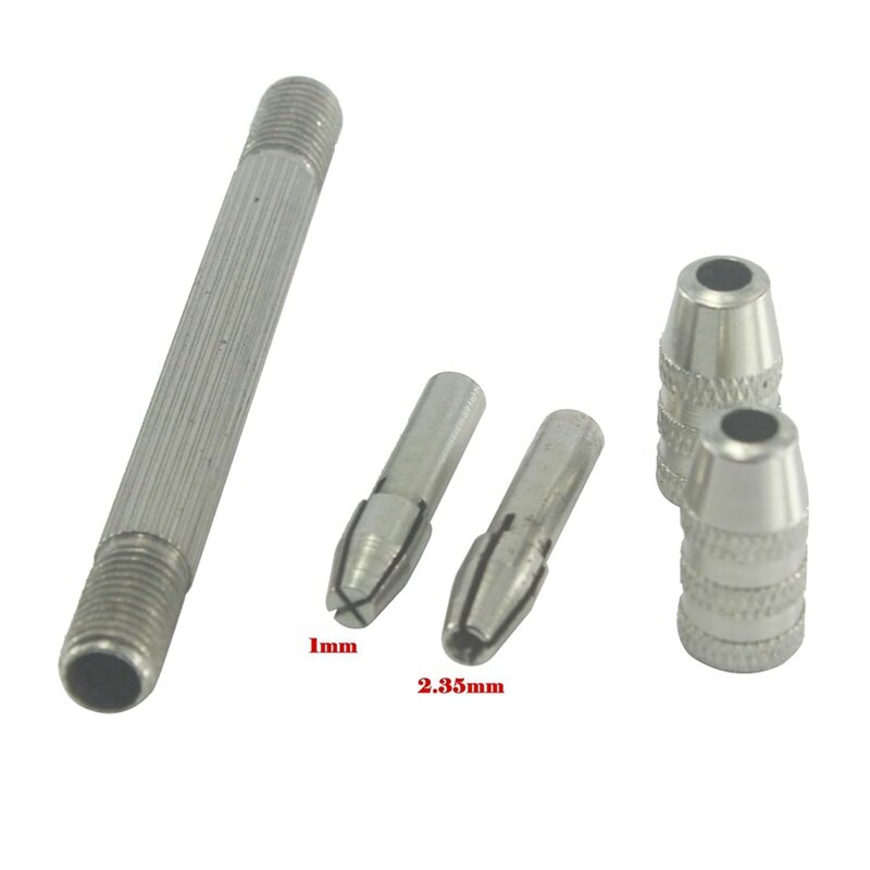 4 Stück Rundbecher-Gratdraht-Dreh werkzeuge mit Handbohrdraht-Dreh werkzeugen (1mm/1,4mm/1,8mm/2,3mm)