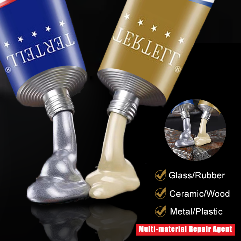 Metal Repair Glue Casting AB Glue, alta resistência, cola de soldagem a frio, adesivo plástico mágico, resistência térmica, selante AB