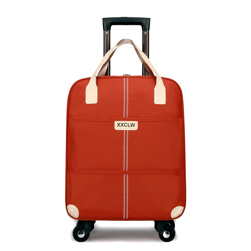 Trole saco de viagem bagagem leve roda universal grande capacidade bagagem saco presentes para homem e mulher bagagem de mão