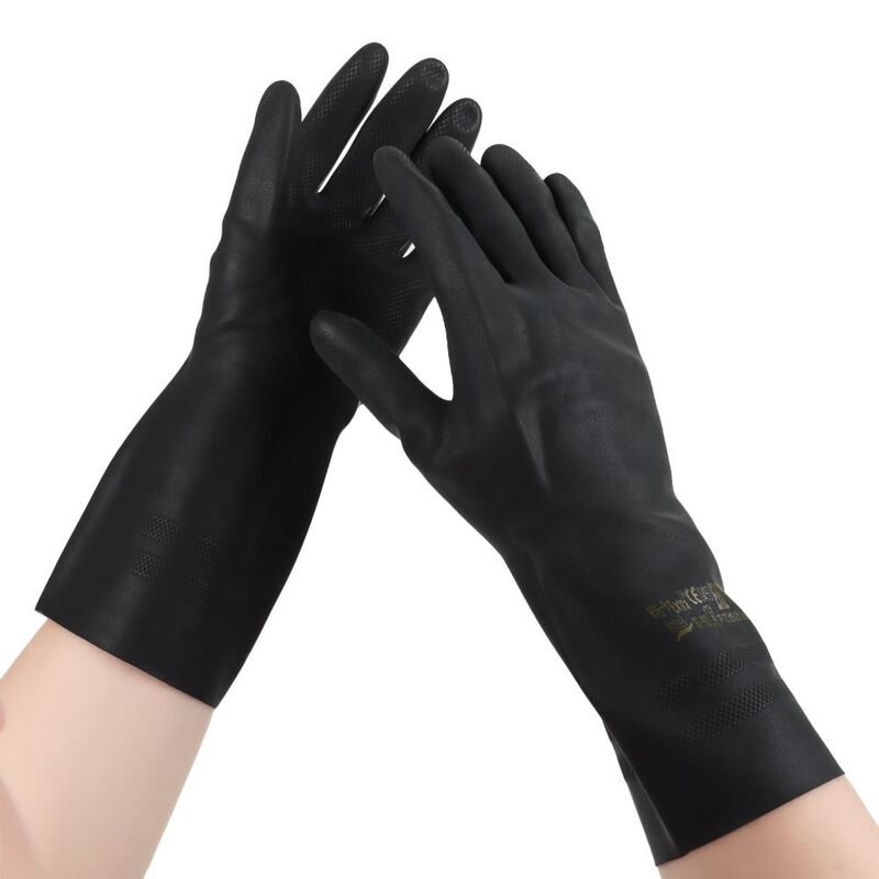 1 пара удлиненных водонепроницаемых износостойких бытовых перчаток унисекс рабочие перчатки с длинным рукавом с защитой от оттока