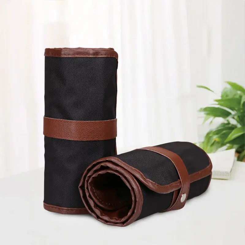 36/48 Hole Roller Pencil Bag Pencil Bag Clip Large Capacity Simple Storage Writing Supplies Stationery Supplies Pencil Bag