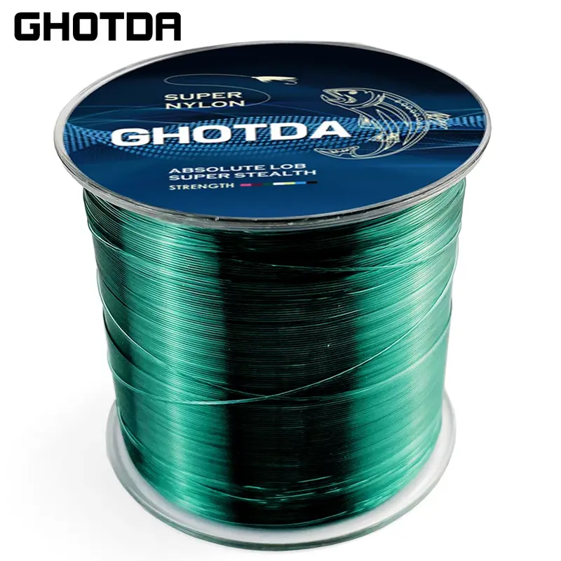 GBathroom-Ligne de pêche invisible TDA, 500m 3.4 ~ 28.6lb, monofilament noir, ligne de mouche, document de pêche sur glace, lignes en nylon transparentes