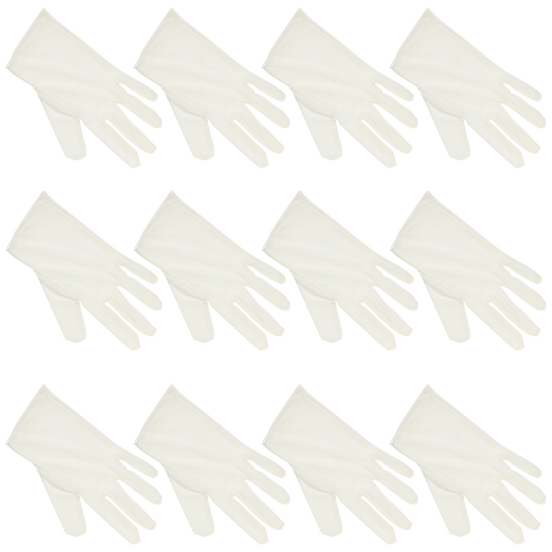 Перчатки Рабочие увлажняющие серебристые, 6 пар